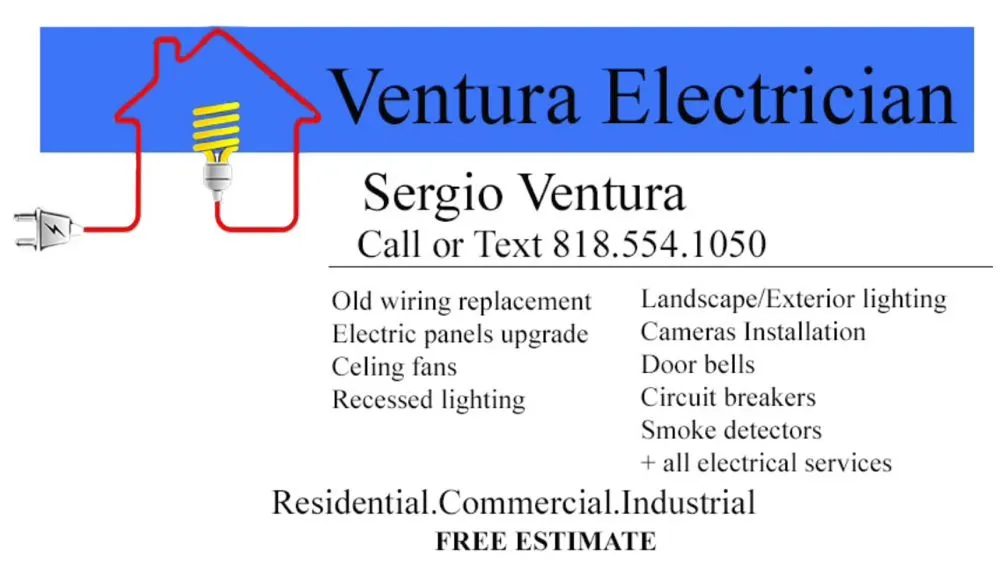 Slide of Ventura electrician