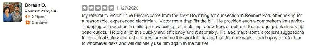 Slide of Victor Tiche Electric