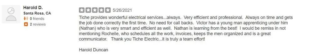 Slide of Victor Tiche Electric