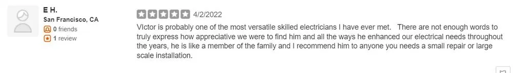 Slide of Victor Tiche Electric