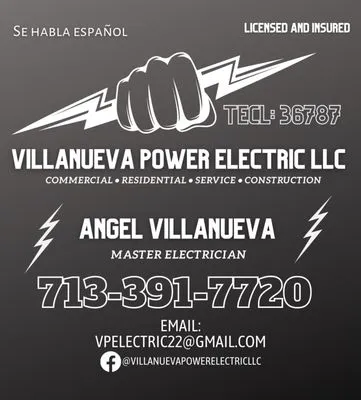 Villanueva Power Electric Logo