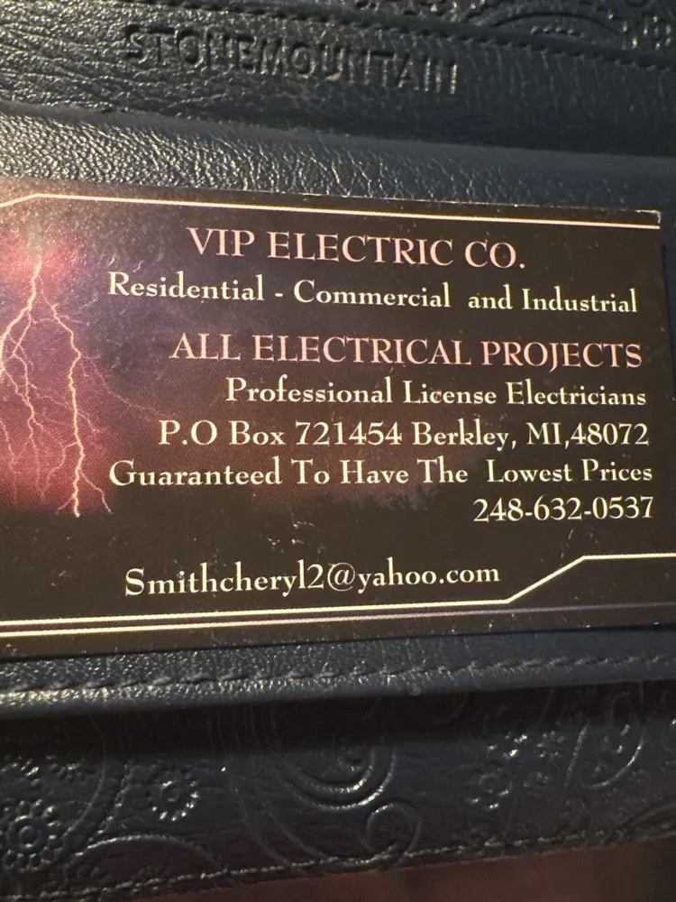 Slide of VIP Electric