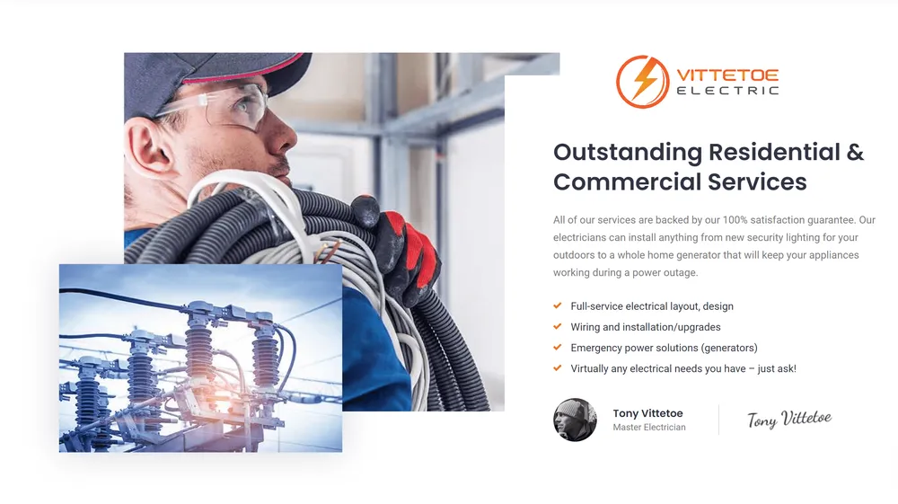 Slide of Vittetoe Electric