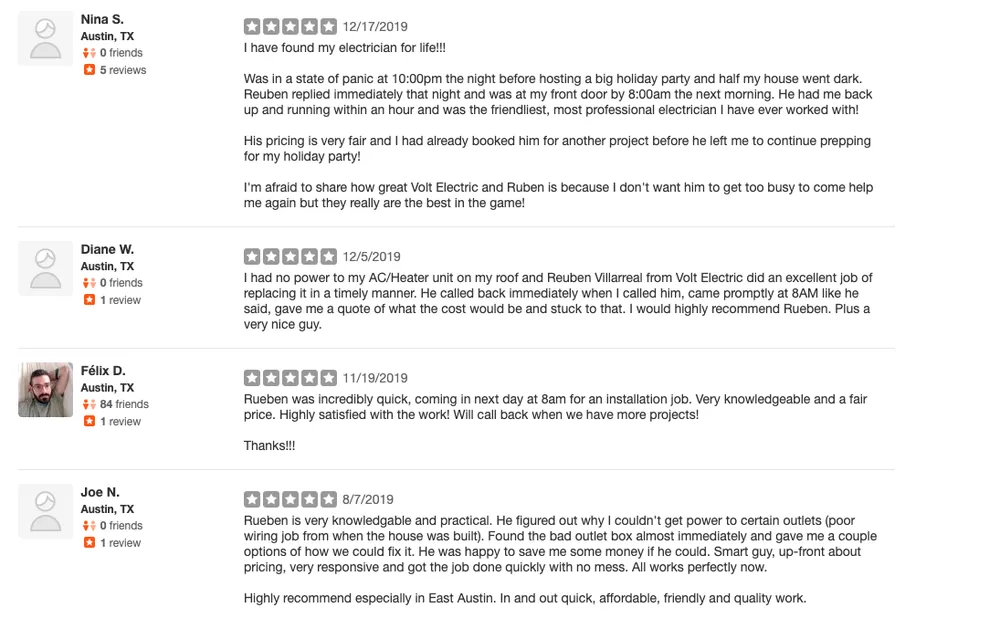 Slide of Volt Electric