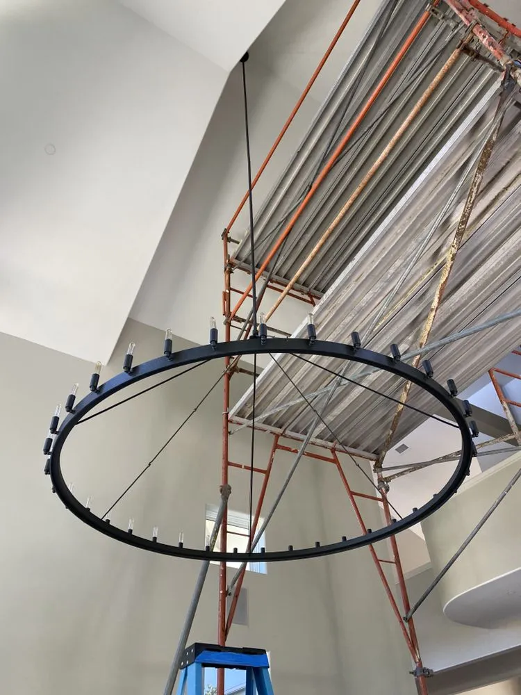 Licensed electrical service for homes in wiring installation,  by 