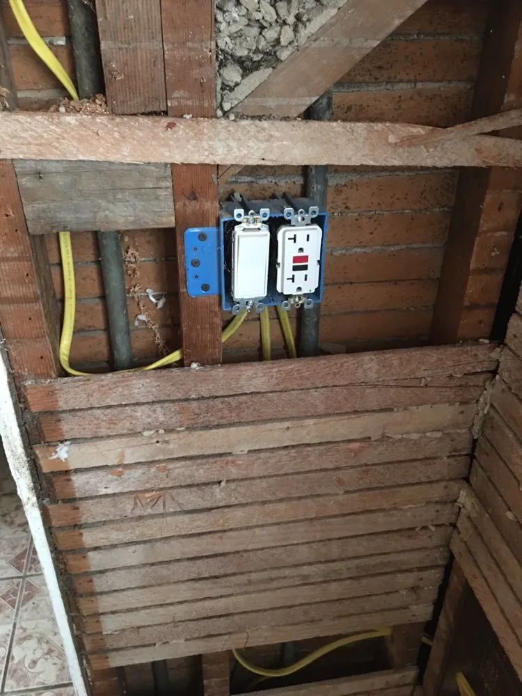 Emergency electrical service for homes in outlet and switch repair,  by 