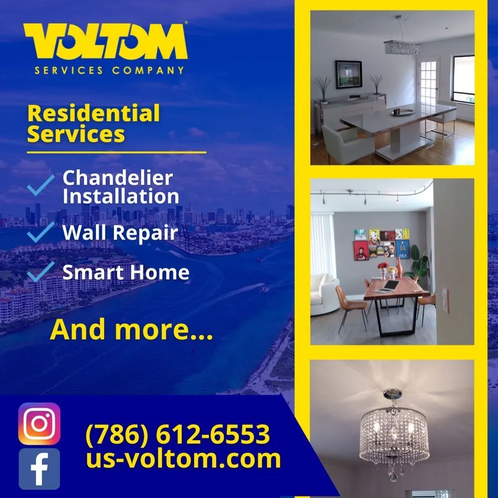 Trusted electrical service for homes in lighting installation,  by 