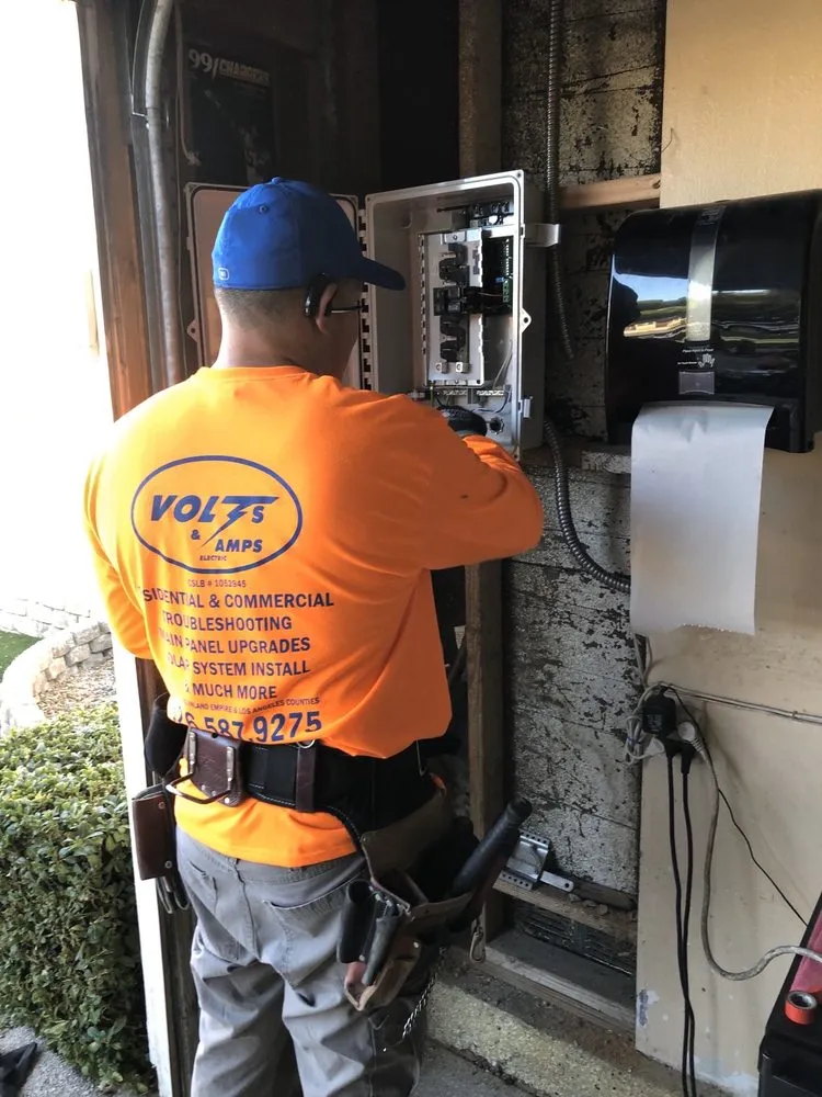 Slide of Volts & Amps Electric