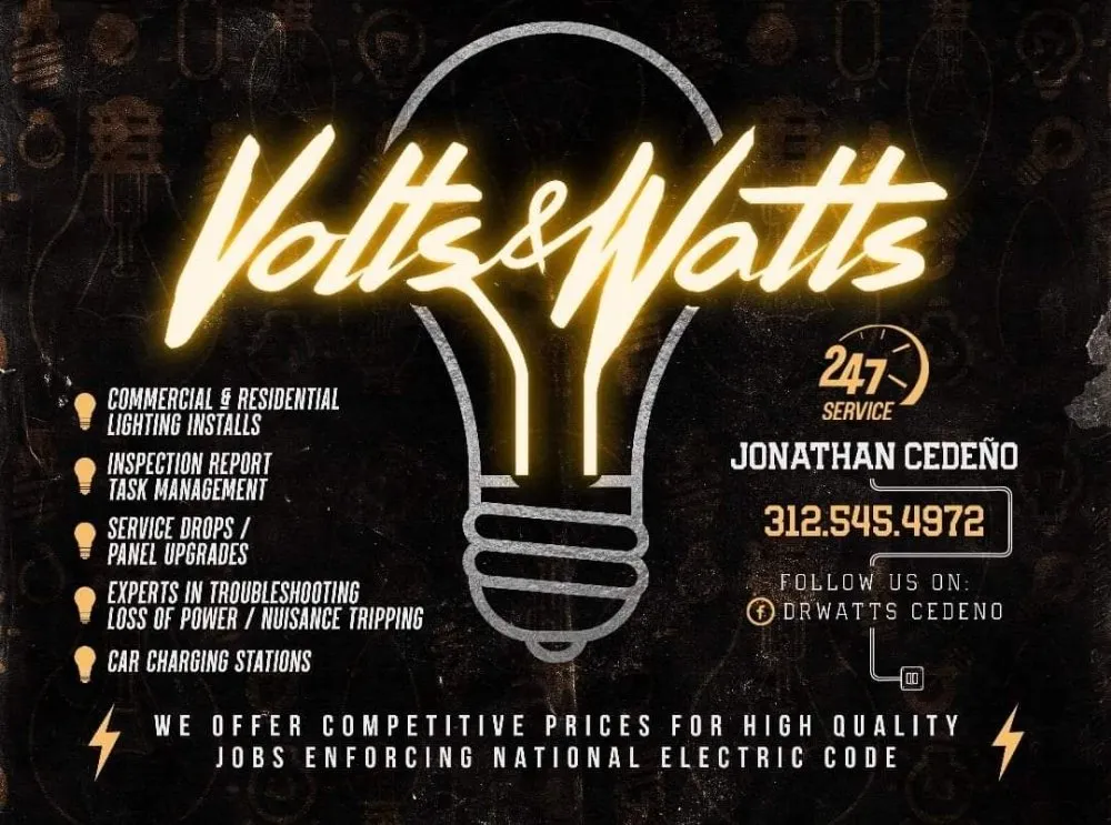 Slide of Volts & Watts