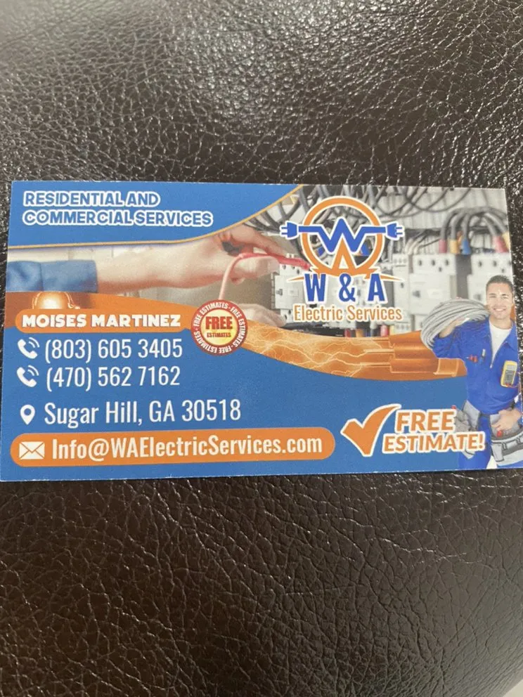 Slide of W&A Electric Services