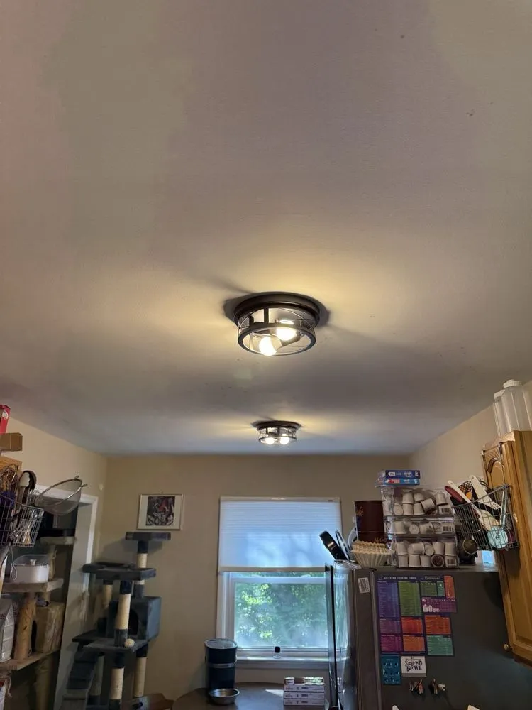 Emergency electrician providing panel upgrade in ,