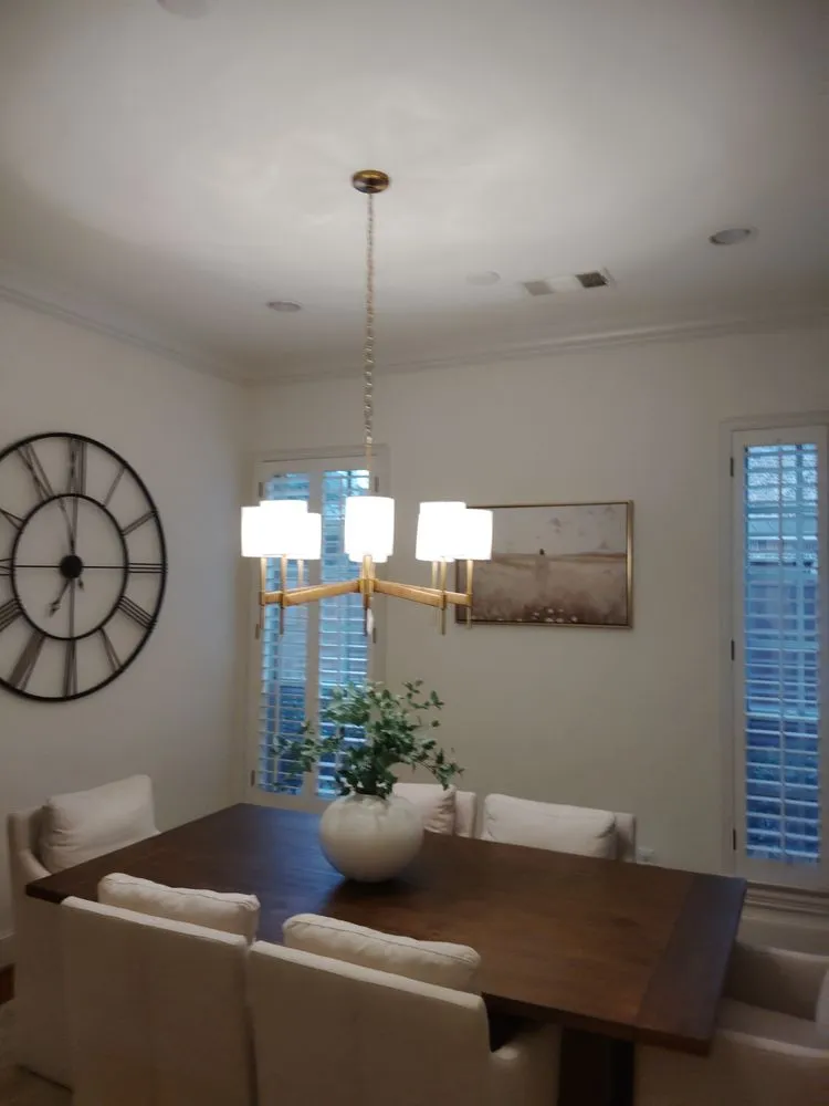 Licensed electrician providing lighting installation in , 