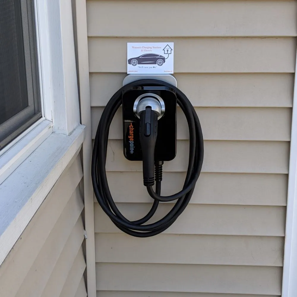 Slide of Watson's Charging Stations & Electric