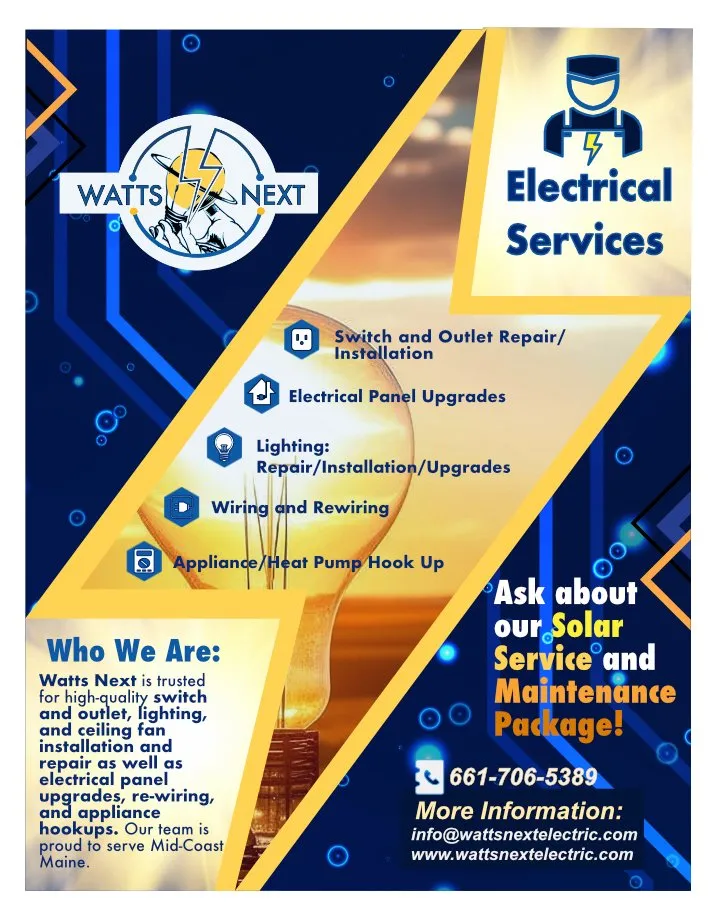 Slide of Watts Next Electric