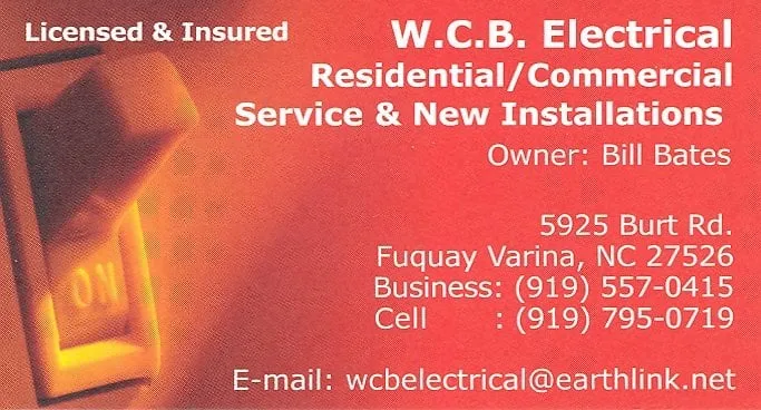 Slide of W.C.B. Electrical
