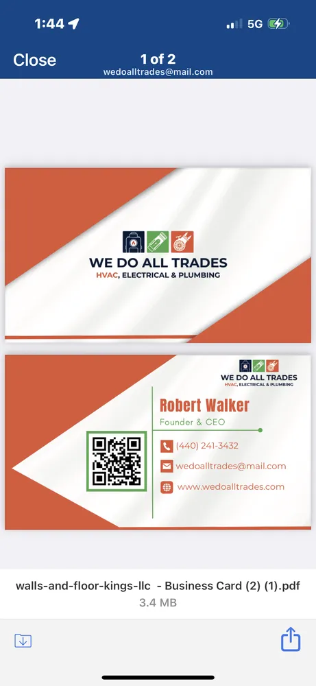Slide of We Do All Trades