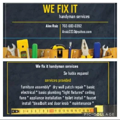 We Fix It Handyman Services Logo