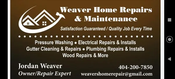 Weaver Home Repairs Logo