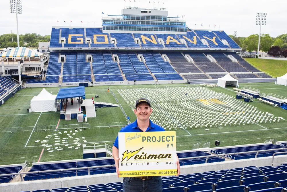 Slide of Weisman Electric Company