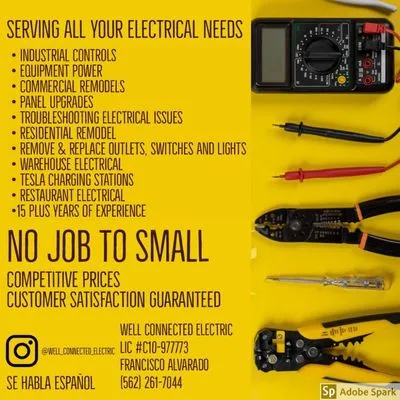 Well Connected Electric Logo