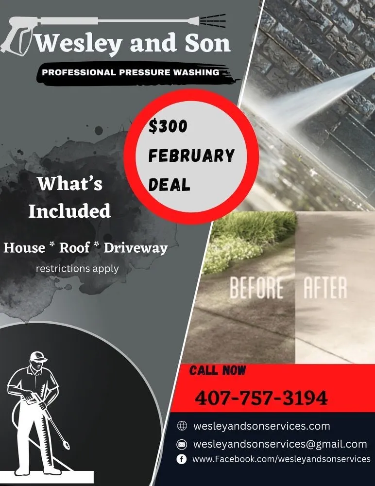 Slide of Wesley and Son Handyman Services