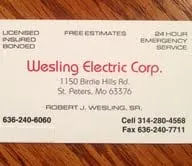 Expert lighting installation experts serving St Peters, MO - Wesling Electric