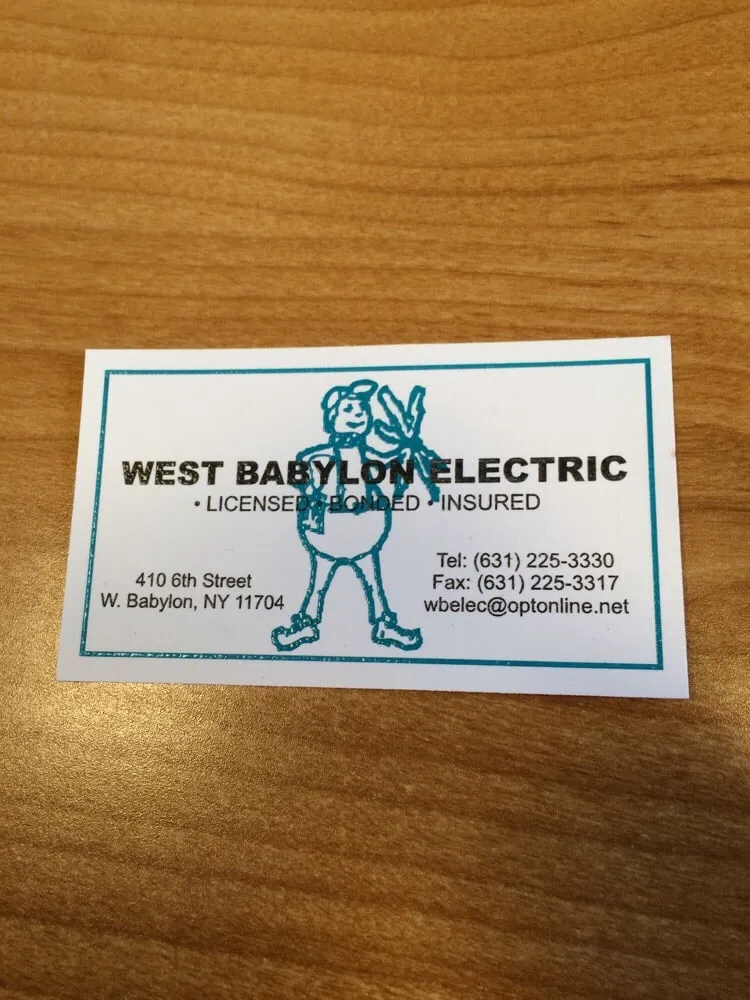 Slide of West Babylon Electric