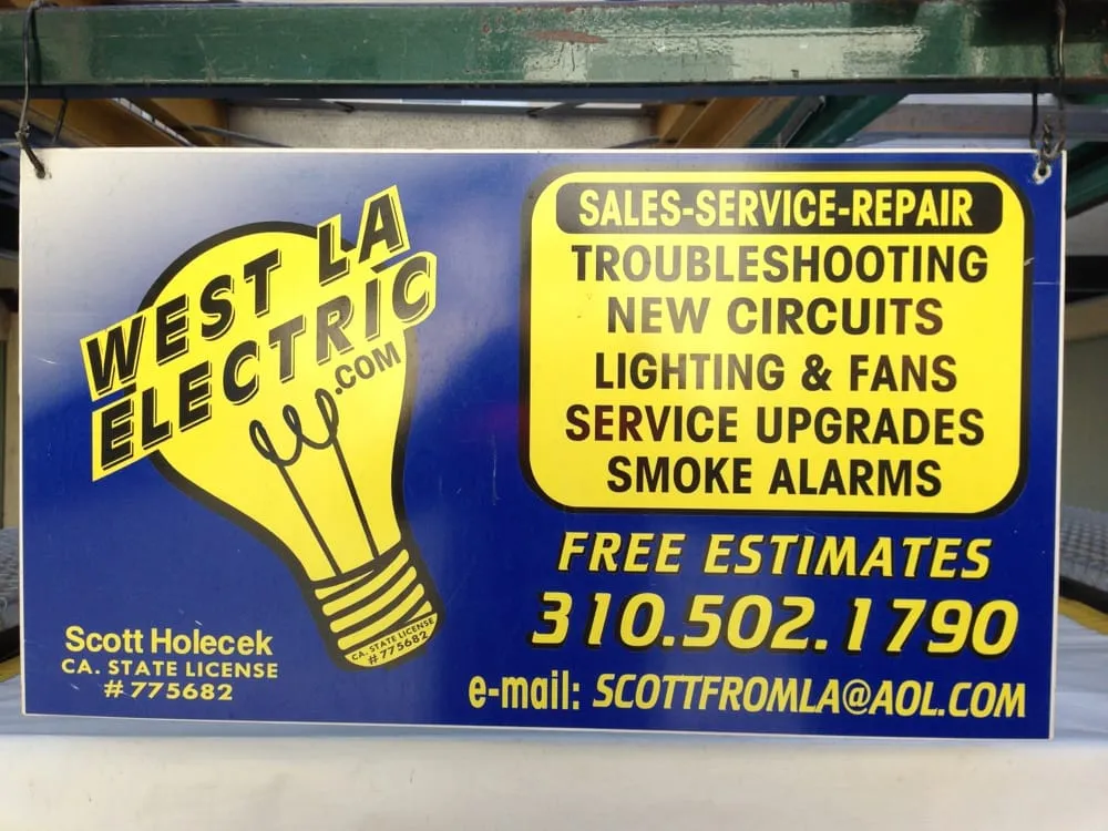 Slide of West LA Electric