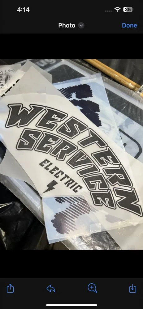 Slide of Western Service Electric