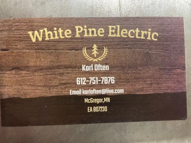 Certified lighting installation in McGregor, MN by White Pine Electric