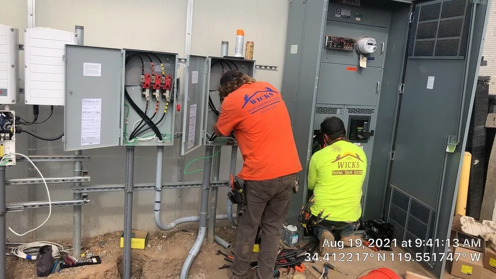 Slide of Wicks Roofing & Wicks Solar - Ventura