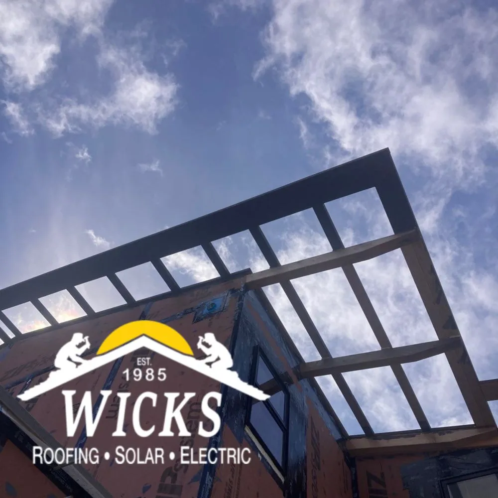 Slide of Wick's Roofing