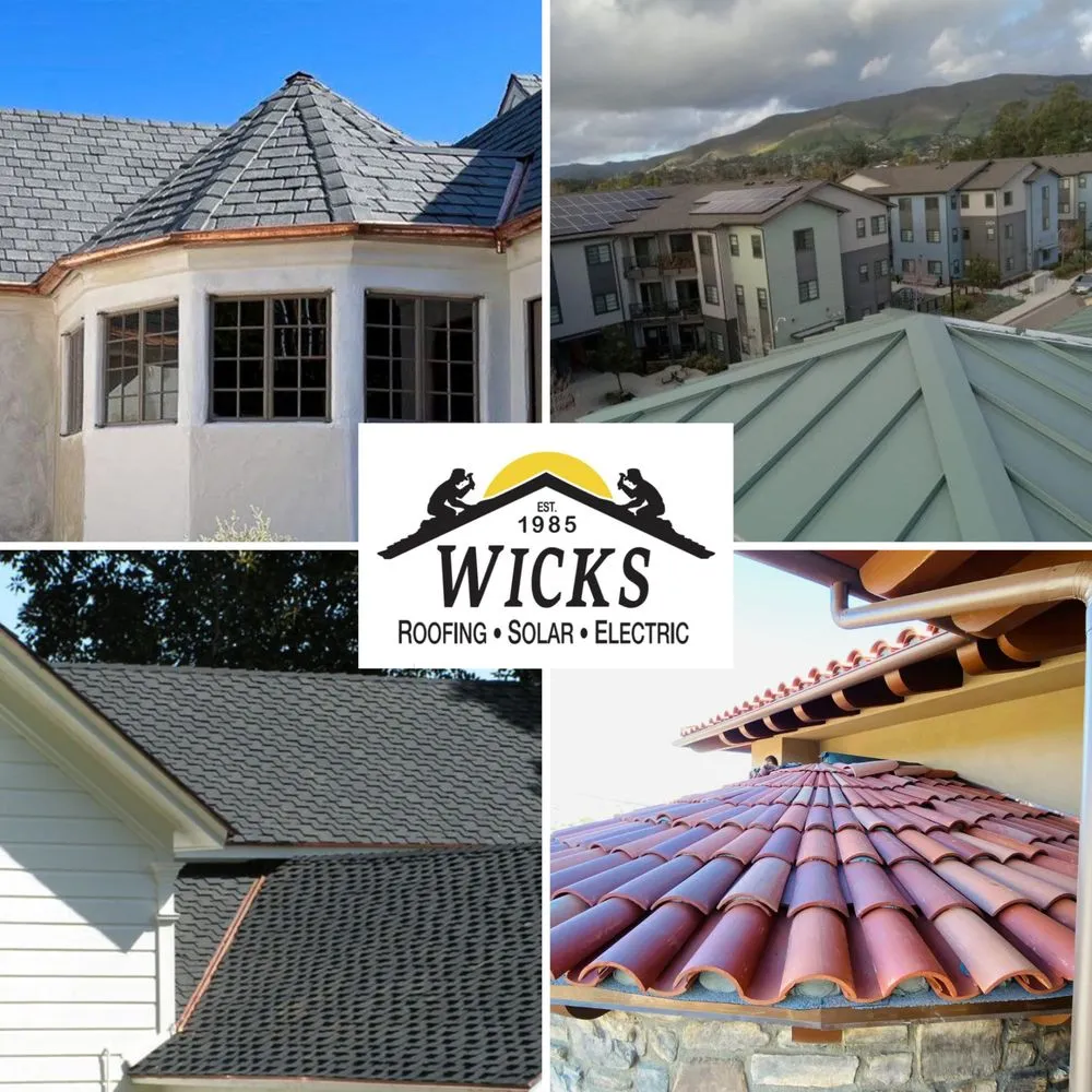 Slide of Wick's Roofing
