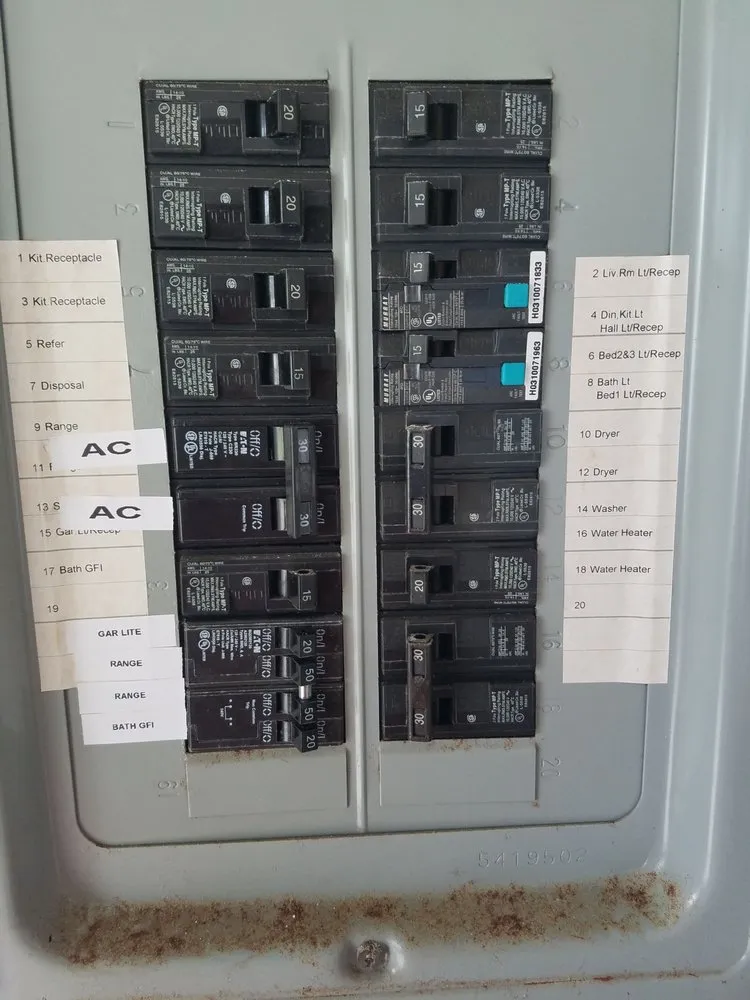 Professional electrician providing panel upgrade in , 