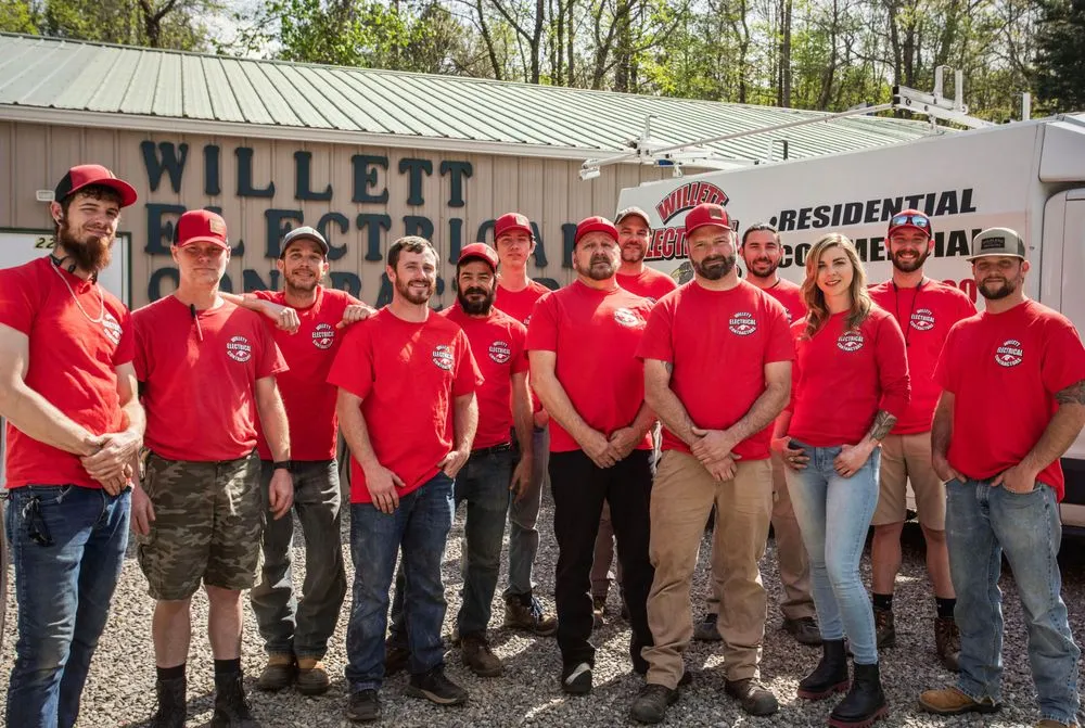 Certified electrician providing panel upgrade in Leicester, NC - Willett Electrical Contractors