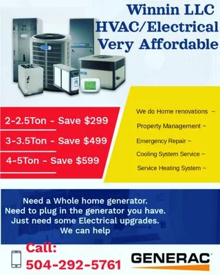 Winnin Ac/ Electrical