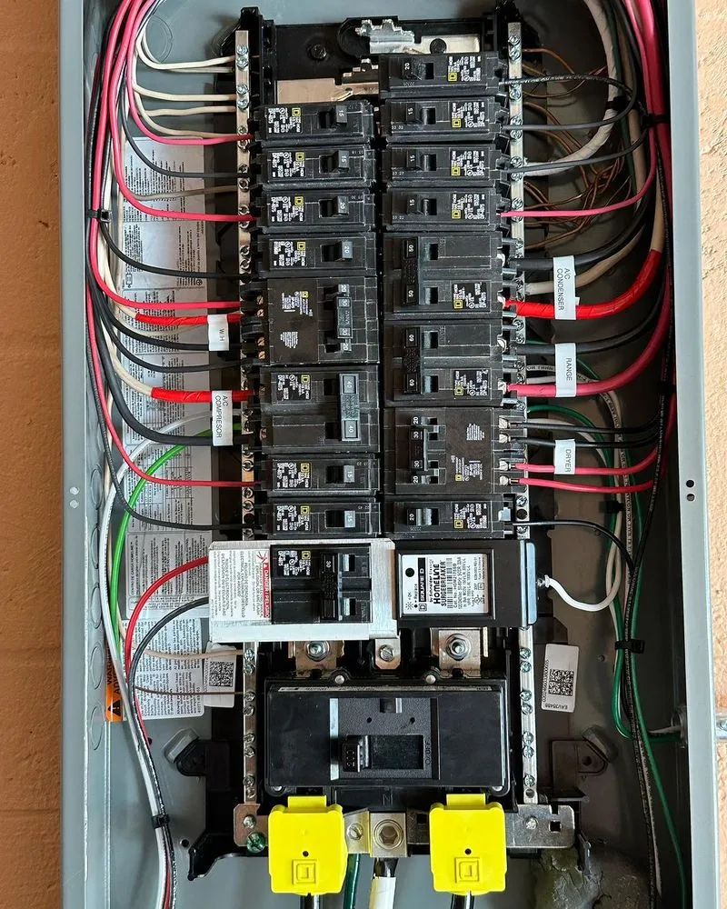 Slide of Wire Harmony Electrical Services