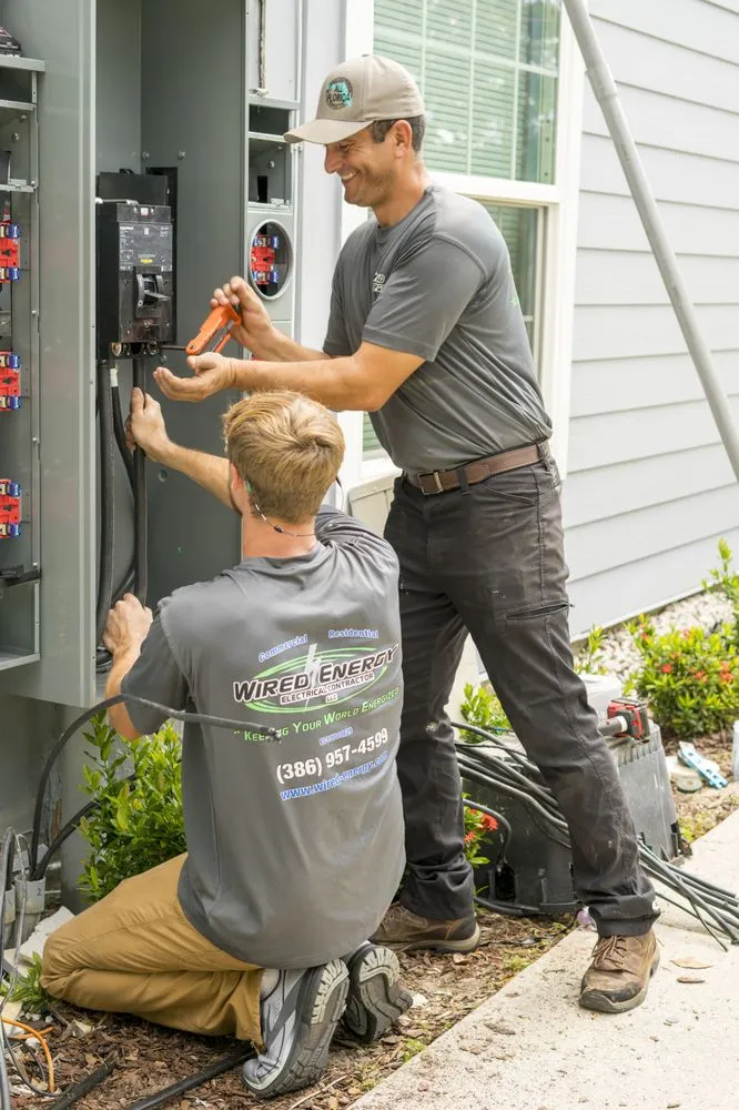 Professional wiring installation in Volusia County, FL by Wired Energy Electrical Contractor