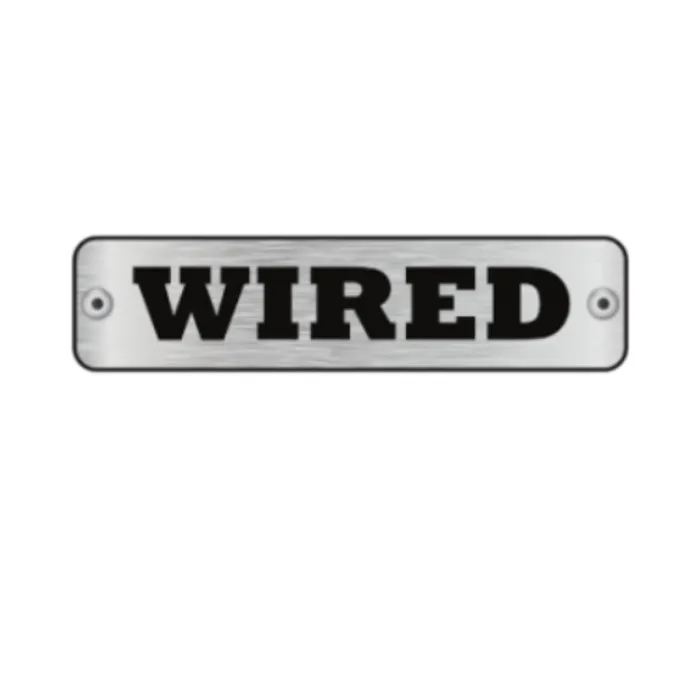 Slide of Wired
