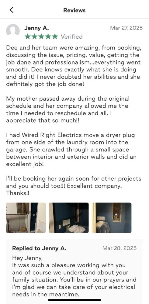 Slide of Wired Right Electrics