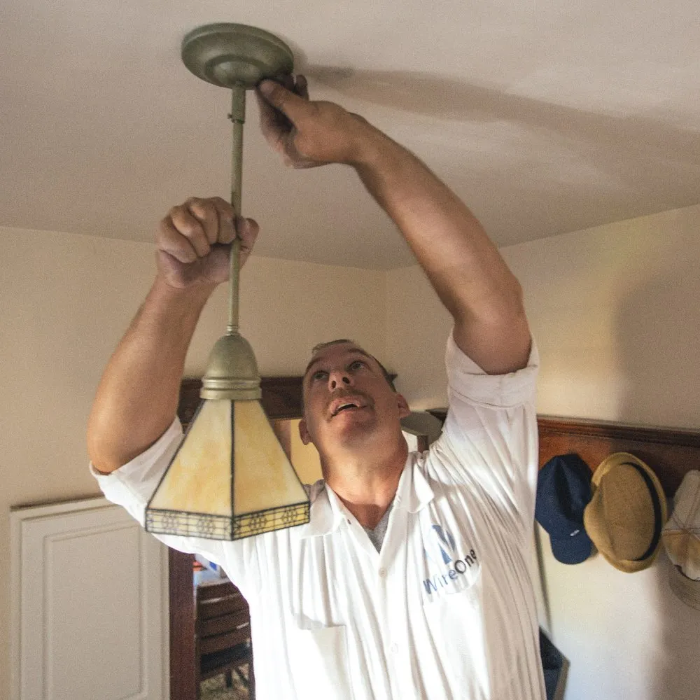 Expert electrician providing outlet and switch repair in La Motte, IA - WIREONE