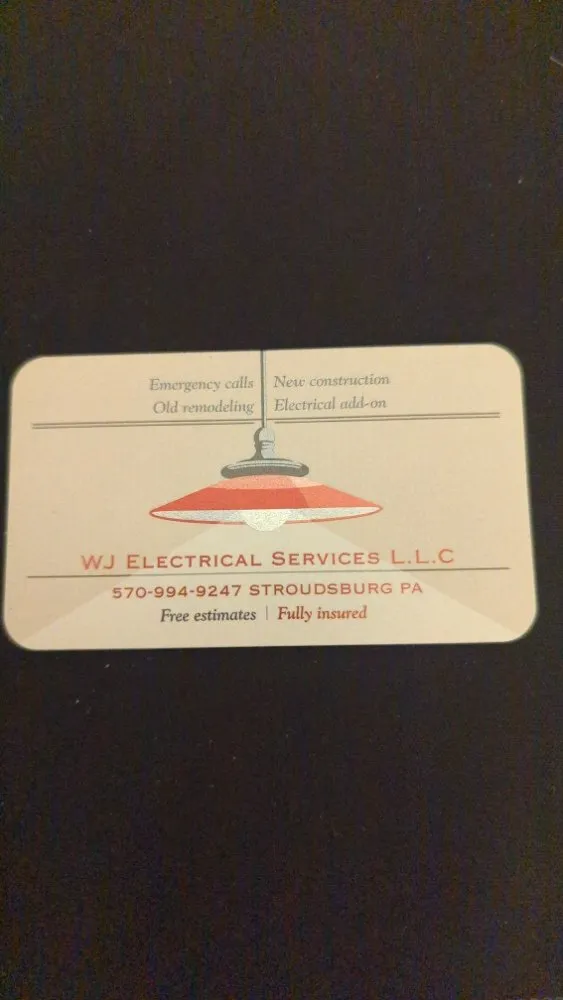 Slide of WJ Electrical Services