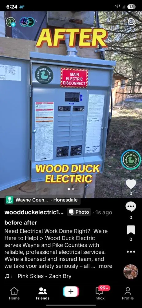 Slide of Wood Duck Electric
