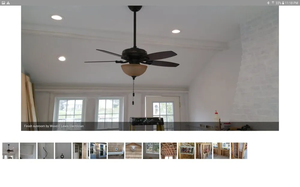 Slide of Wood E Lewis Electrician