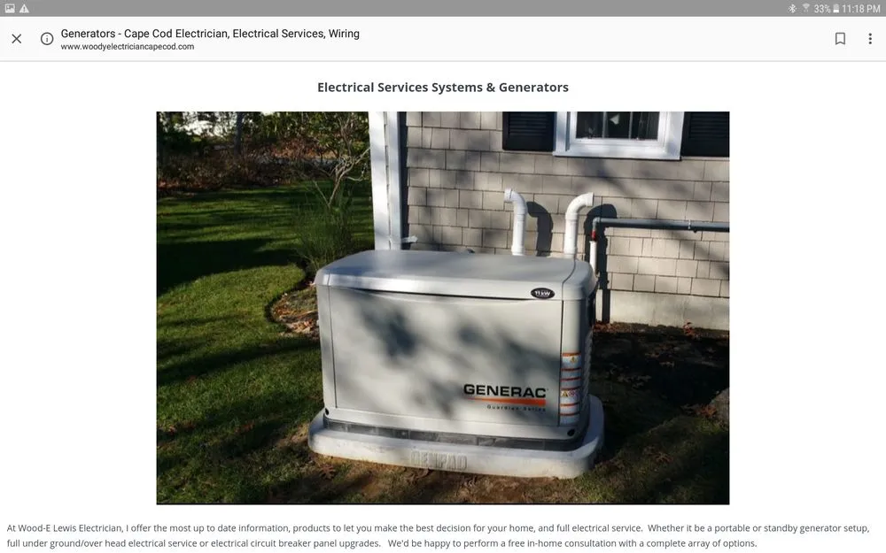 Slide of Wood E Lewis Electrician