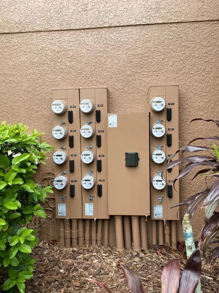 Emergency electrician providing panel upgrade in ,