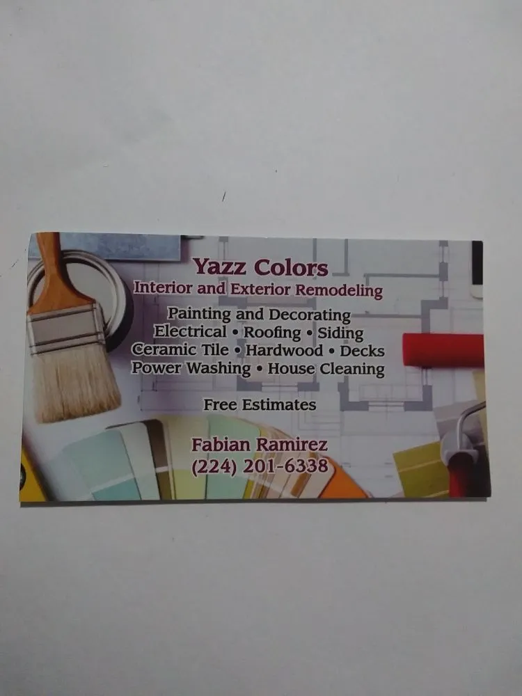 Slide of Yazzcolors Paint and Decorating