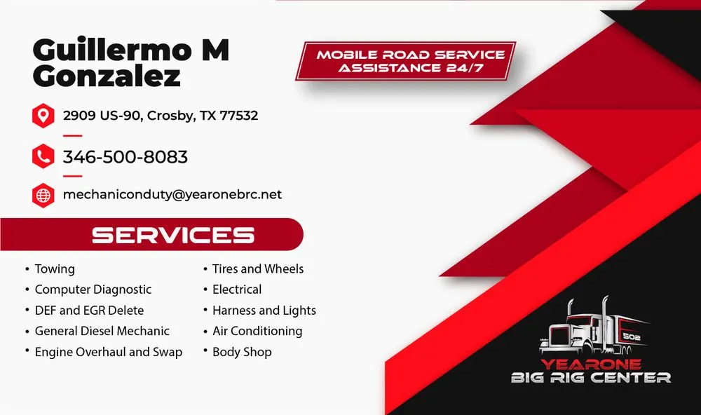 Slide of Year One Big Rig Center