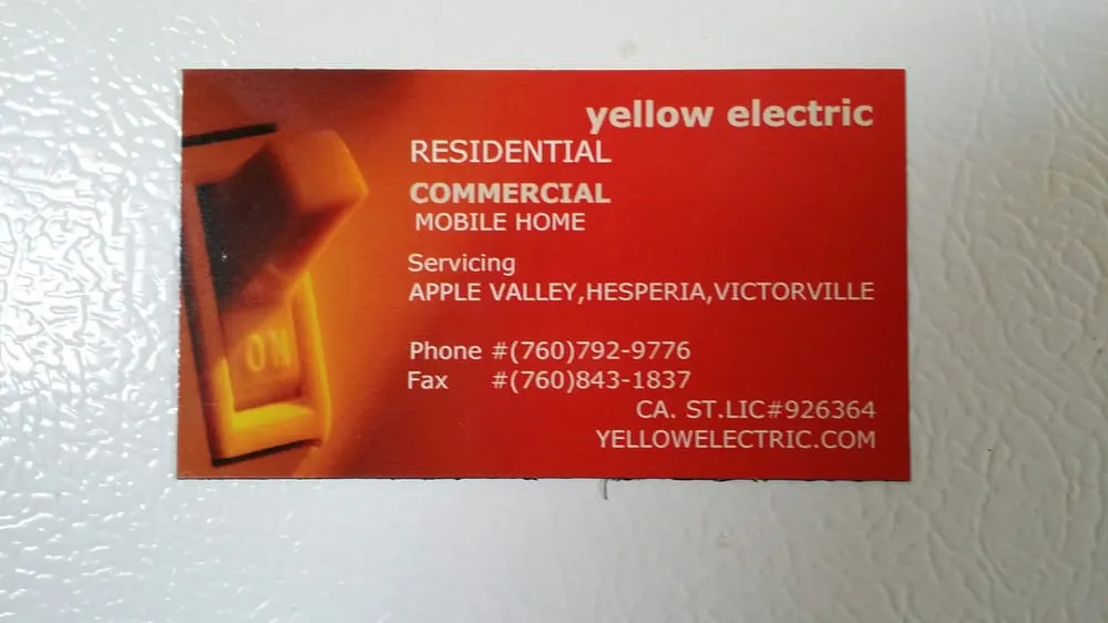 Reliable electrical repair in ,  by Yellow Electric