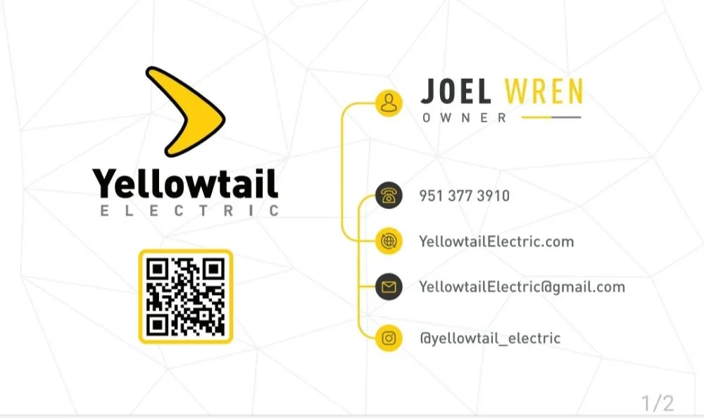 Slide of Yellowtail Electric